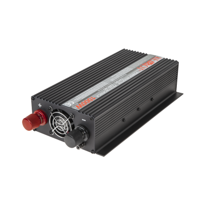 Inverteris KEMOT 24V/230V 1000W (F: vokiškas lizdas)-Inverteriai