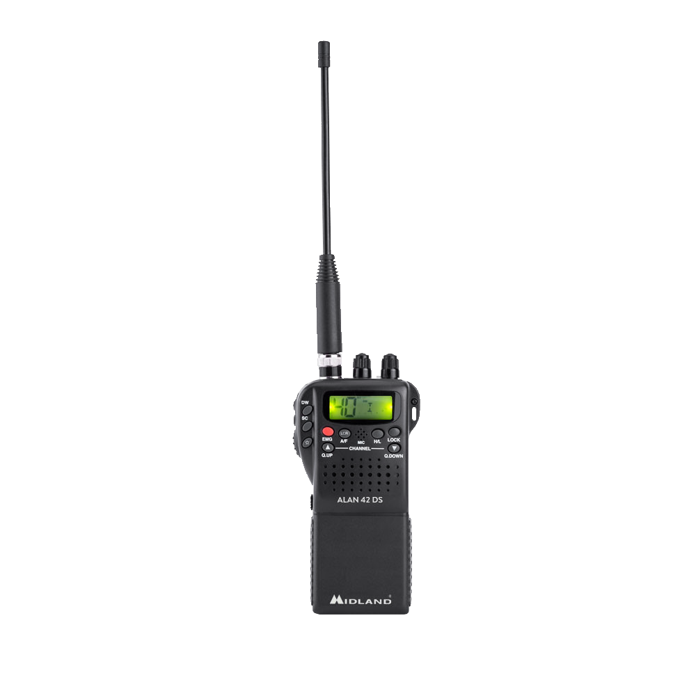 CB radijas ALAN 42DS AM/FM DIGITAL SQUELCH-CB radijo imtuvai