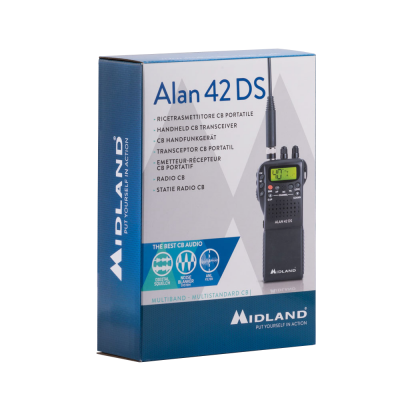 CB radijas ALAN 42DS AM/FM DIGITAL SQUELCH-CB radijo imtuvai