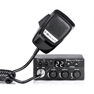 CB radijas MIDLAND M-ZERO PLUS AM/FM-CB radijo imtuvai