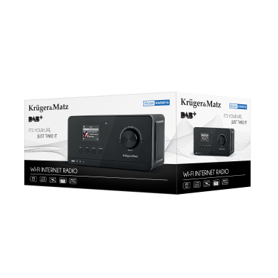 Kruger&Matz KM0816 internetinis radijas-Pagrindinis