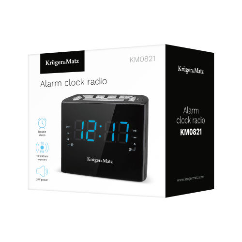 "Kruger&Matz" radijo žadintuvas, modelis KM0821-Spausdintuvo