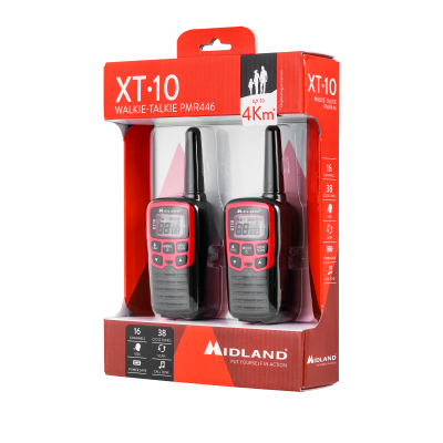 PMR rankinės radijo stotys MIDLAND XT10-CB radijo imtuvai