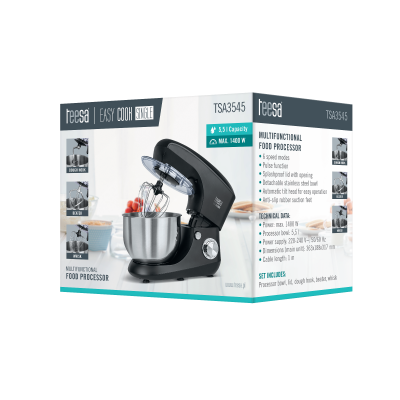 Virtuvinis kombainas EASY COOK SINGLE BLACK-Pagrindinis