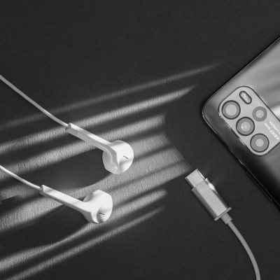 Į ausis dedamos ausinės su USB mikrofonu-C Kruger&Matz C2