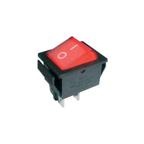 Klavišinis jungiklis 2pol./4pin ON-OFF 250V/15A -