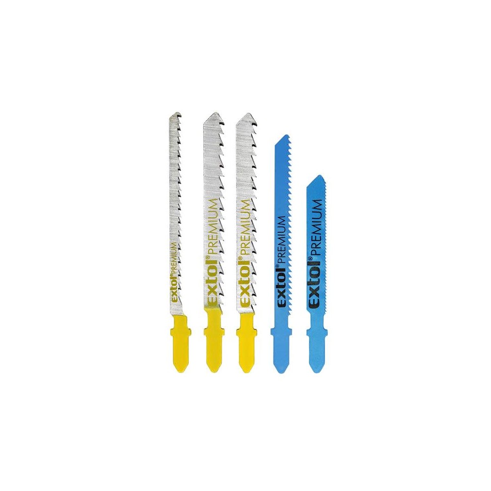 Pjūklelių rinkinys 5vnt EXTOL PREMIUM 8805100-Siaurapjūklių