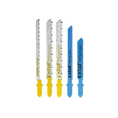 Pjūklelių rinkinys 5vnt EXTOL PREMIUM 8805100-Siaurapjūklių