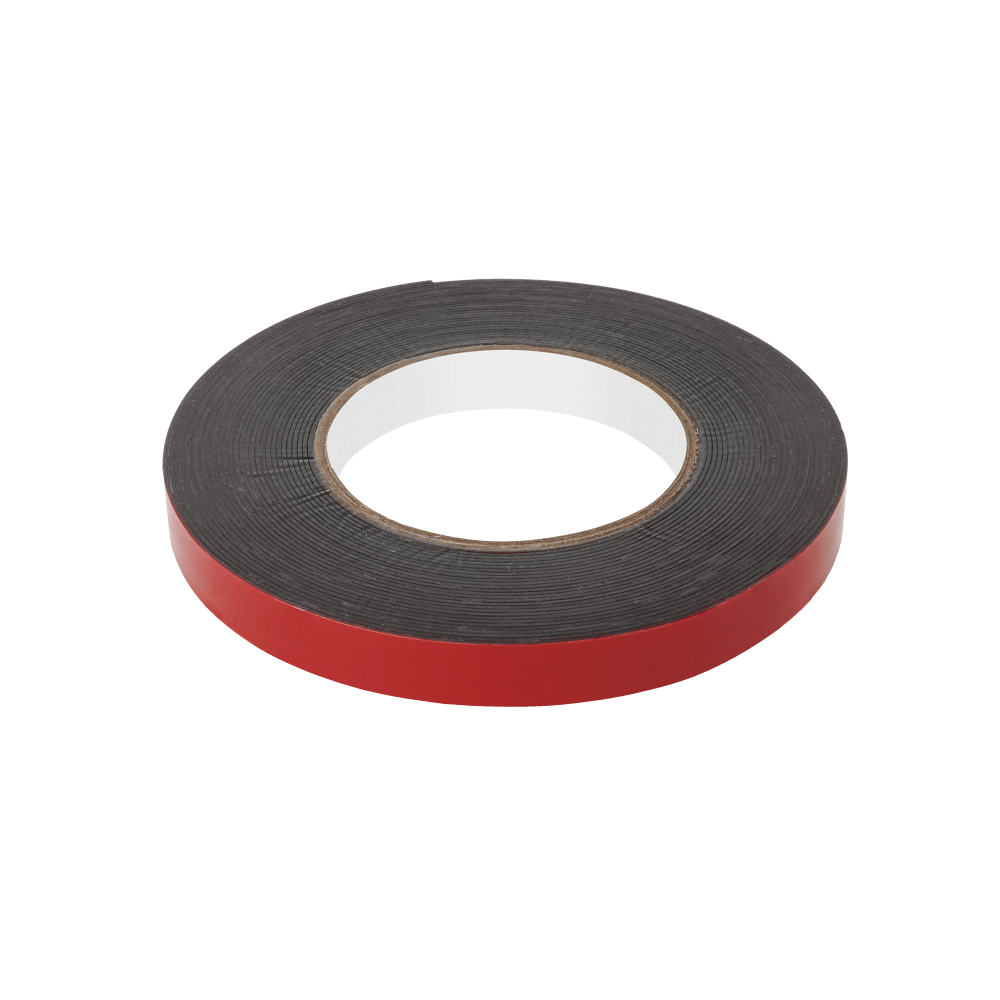 Dvipusė lipni juosta REBEL (1 mm x 15 mm x 10 m)