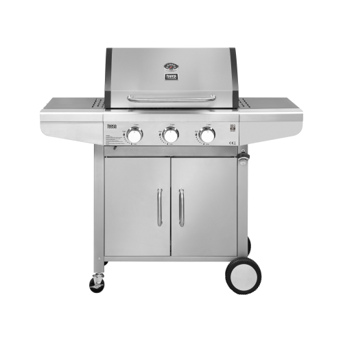"Teesa" BBQ 3001 Dujų kepsninė "Master - 3 degikliai - vieta