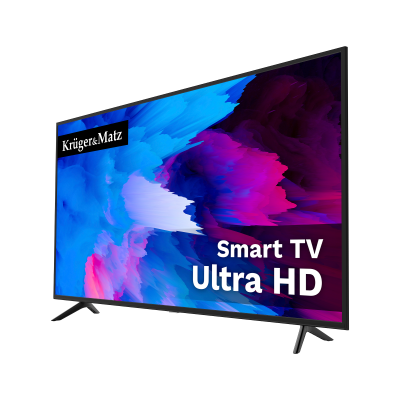 "Kruger&Matz" 65 colių UHD išmanusis DVB televizorius-T2/S2