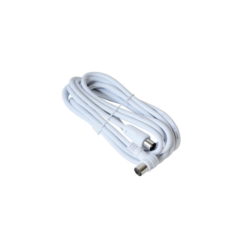 Antenos kabelis GETI 2,5 m-Kabeliai ekranuoti IEC, F Antenos kabelis GETI 2,5 m-Kabeliai ekranuoti IEC, F