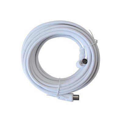 Antenos kabelis GETI 10 m-Kabeliai ekranuoti IEC, F