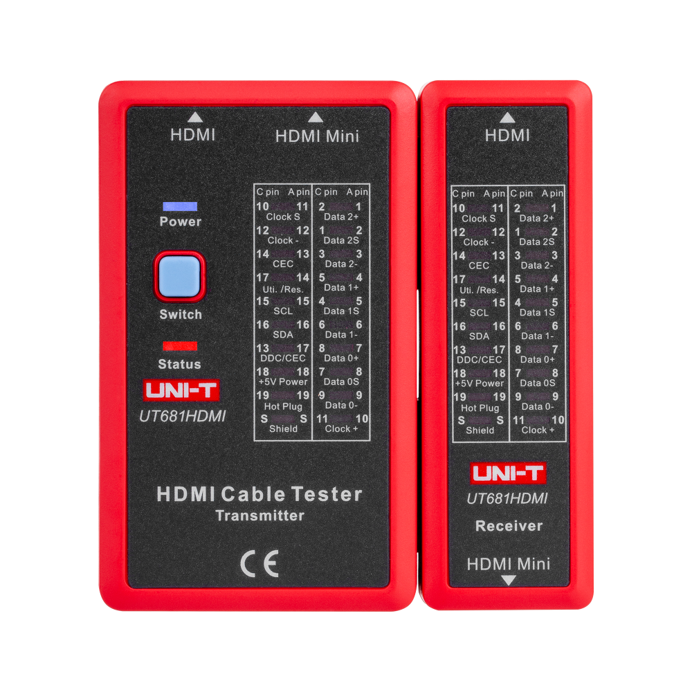 Kabelių testeris HDMI Uni-T UT681HDMI-Pagrindinis