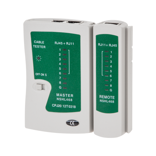 Kabelių testeris RJ45, RJ11, RJ12-Pagrindinis