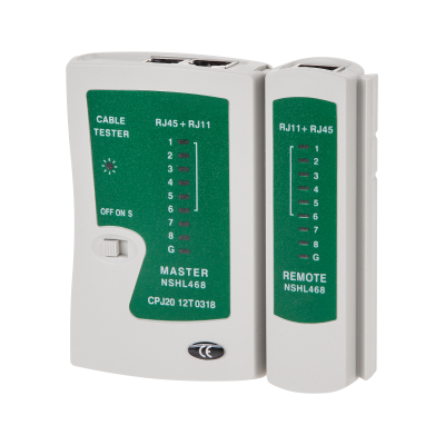 Kabelių testeris RJ45, RJ11, RJ12-Pagrindinis