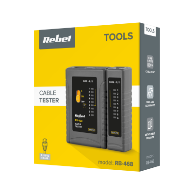 Telefono linijos testeris REBEL RB-468-Pagrindinis