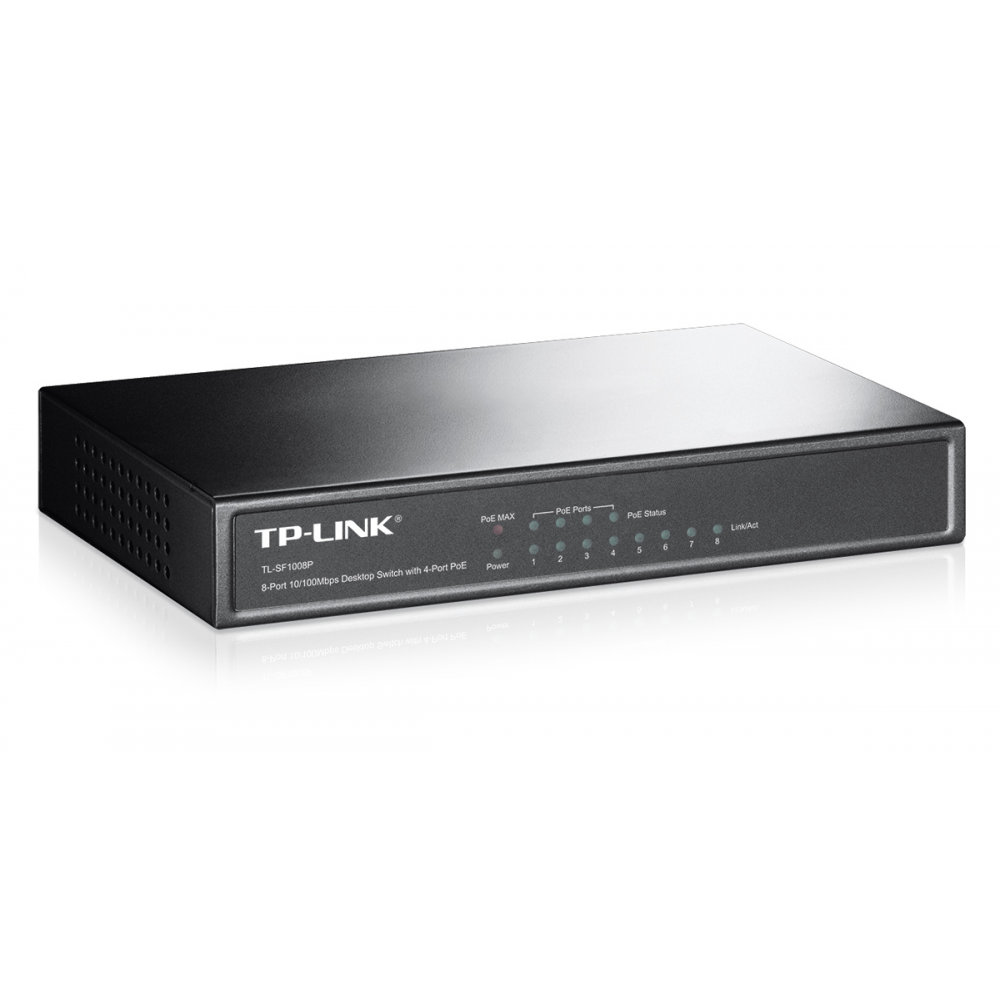 TP-LINK TL-SF1008P PoE komutatorius 8x10/100Mbps