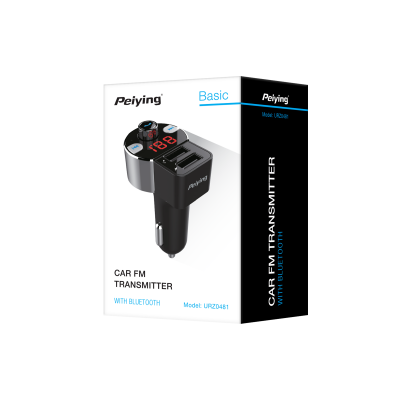 Automobilinis siųstuvas su "Bluetooth" funkcija (2 USB