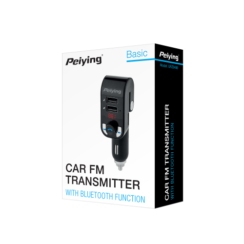 Automobilinis siųstuvas su "Bluetooth" funkcija (2 USB