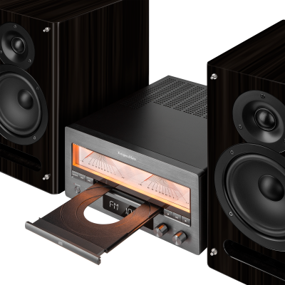 "Kruger&Matz KM1995 HiFi Tower" (A klasės stiprintuvas, CD