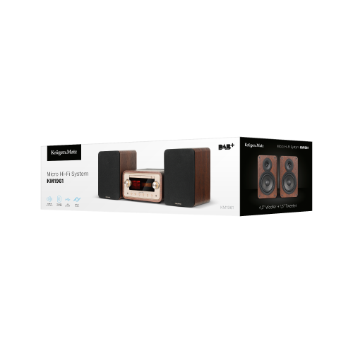 "Kruger&Matz KM1961" vamzdinis bokštas (CD, USB, "Bluetooth +