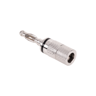 Bananinis kištukas metalinis/CK2427/-Bananiniai kištukai