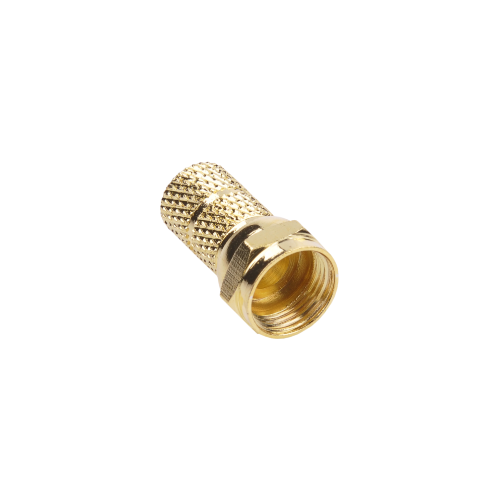 "Cabletech SAT F" 6,8 mm GOLD CU jungtis-Pagrindinis "Cabletech SAT F" 6,8 mm GOLD CU jungtis-Pagrindinis