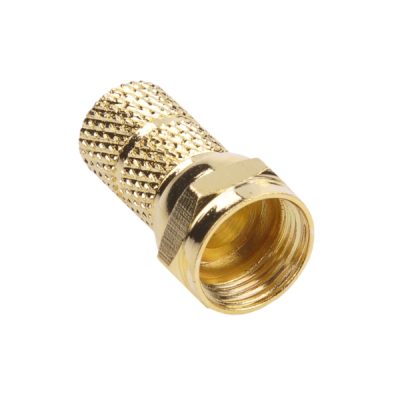 "Cabletech SAT F" 6,8 mm GOLD CU jungtis-Pagrindinis