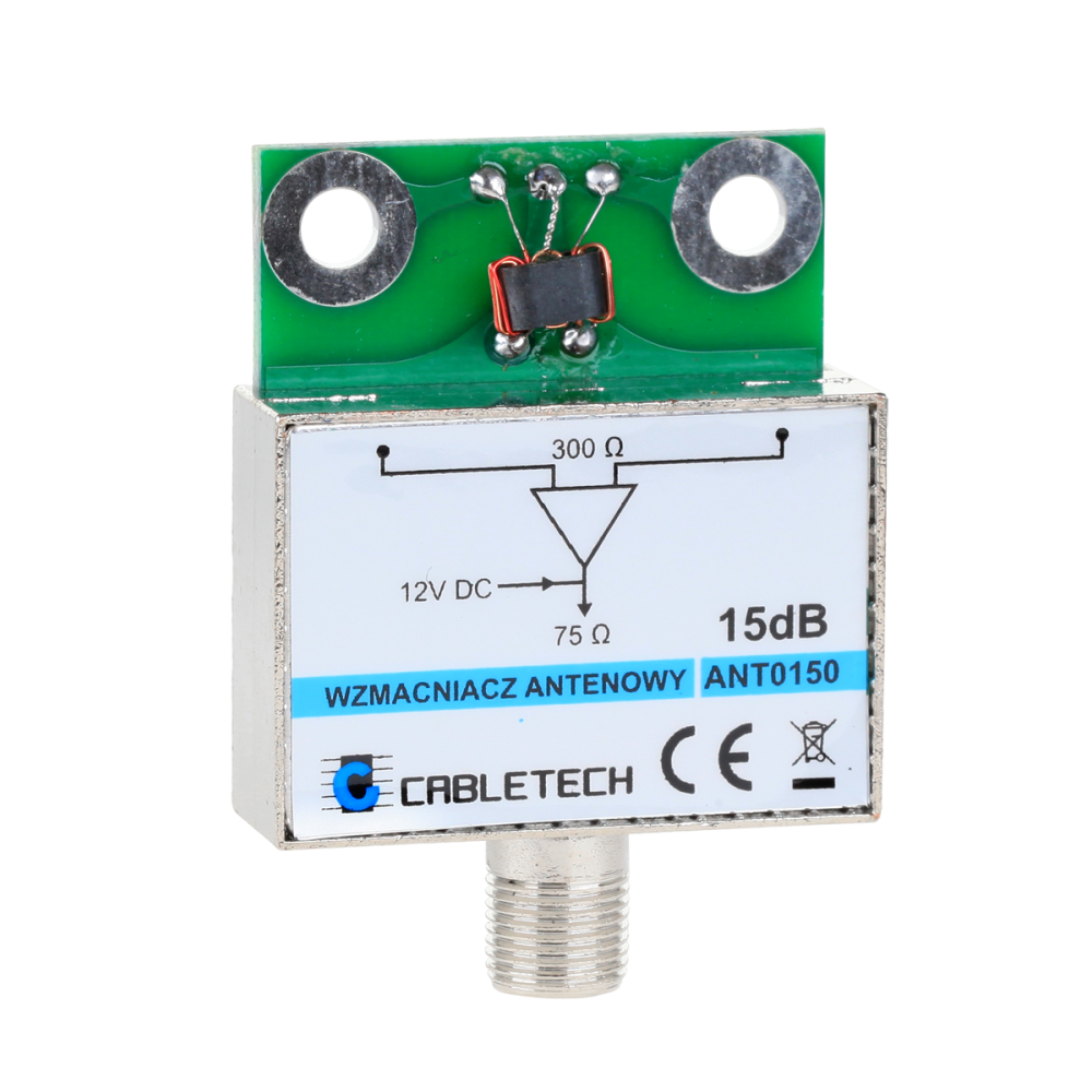 Ekranuotas antenos stiprintuvas 15dB Cabletech-Pagrindinis Ekranuotas antenos stiprintuvas 15dB Cabletech-Pagrindinis