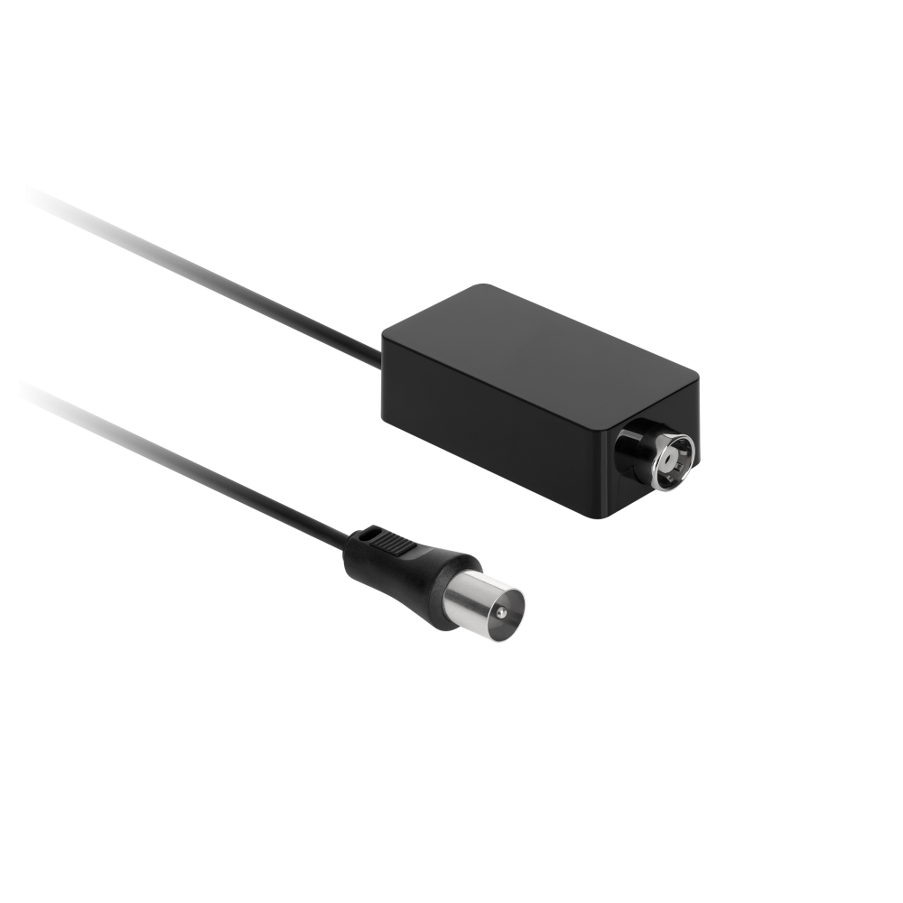 "Cabletech" kryptinės TV antenos stiprintuvas ir maitinimo