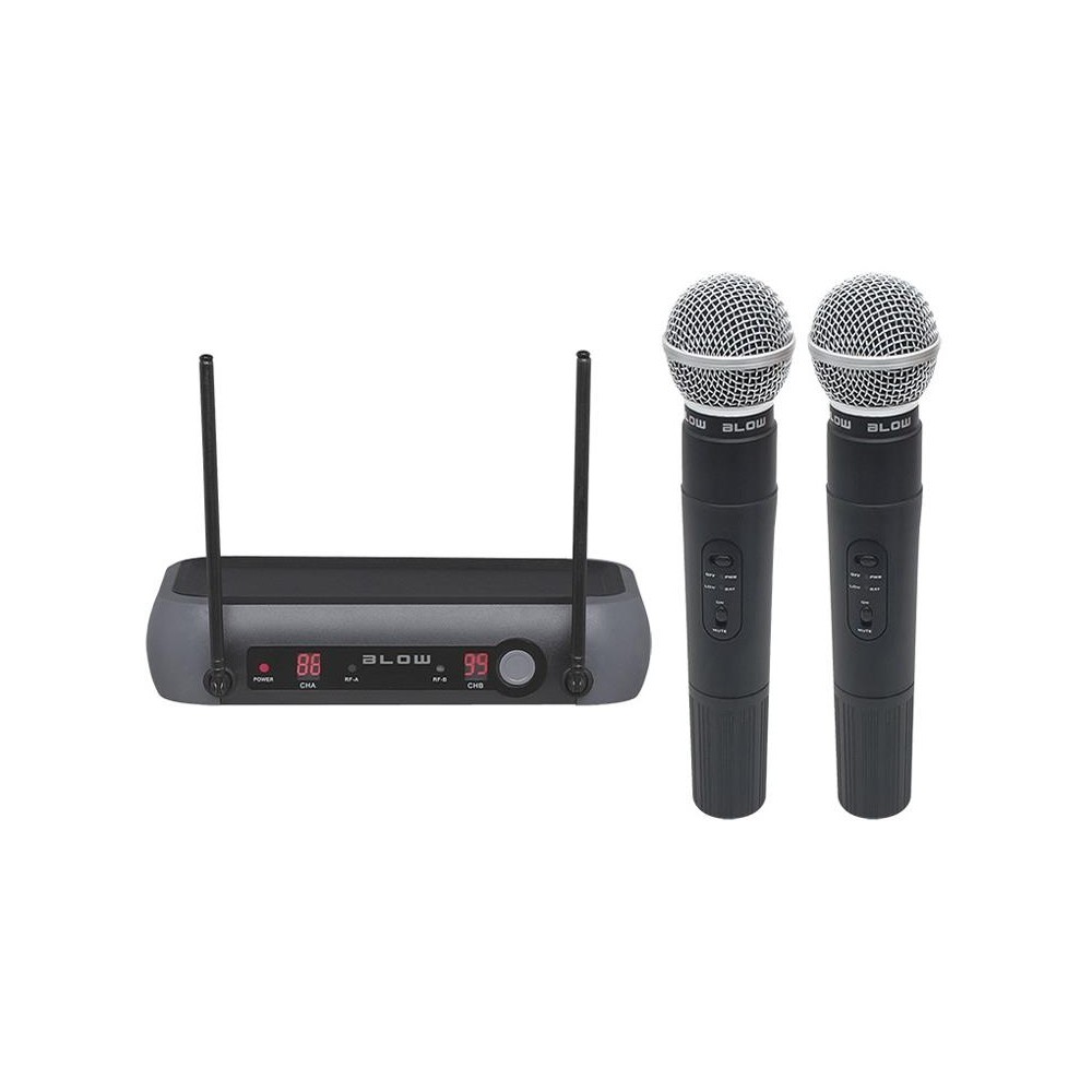 Belaidžio mikrofono rinkinys BLOW PRM 902-Belaidžiai mikrofonai