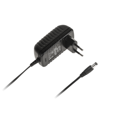Impulsinis maitinimo šaltinis 12V 1,5A 2,1/5,5-Impulsiniai