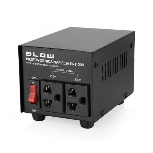 Įtampos keitiklis BLOW PRT-200 230V/110V 200W-JAV 110/230 V