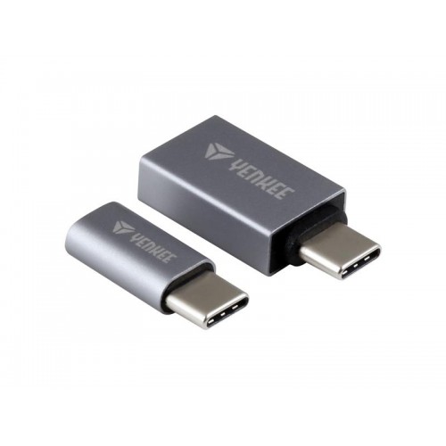 Adapteris YENKEE USB C na Micro USB, USB A YTC 021-Perėjimai