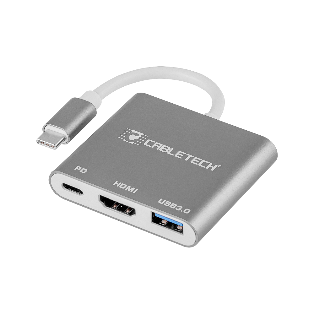 "Cabletech" C tipo adapterio kištukas - uSB 3.0 HDMir 2.0 C "Cabletech" C tipo adapterio kištukas - uSB 3.0 HDMir 2.0 C