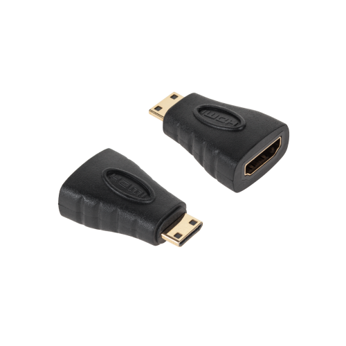 Złącze HDMI gniazdo-wtyk mini HDMI pozłacany-Pagrindinis