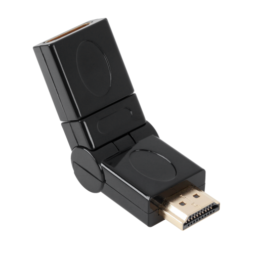 Złącze HDMI gniazdo-wtyk z możliwością rotacji-Pagrindinis