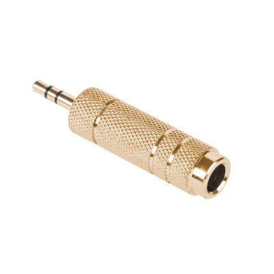Jungtis Jack 3.5/6.3 aukso spalvos metalinė-Pagrindinis