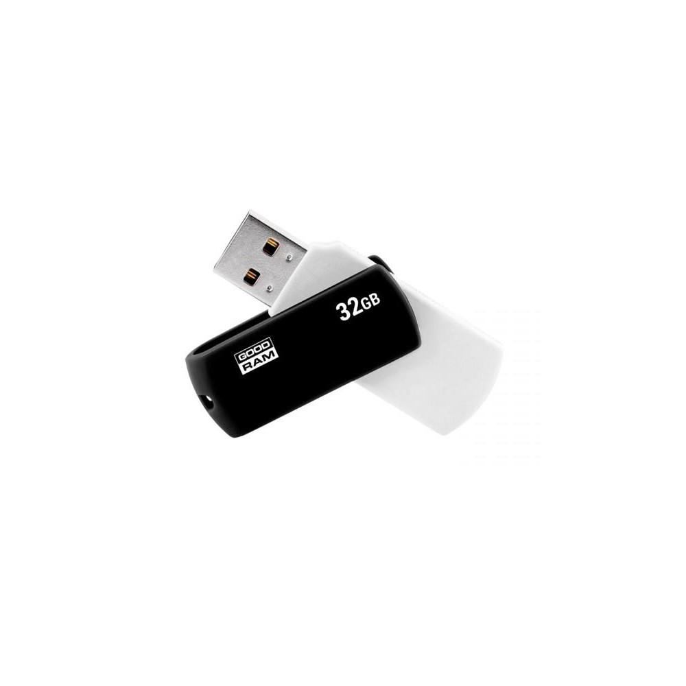 Flash GOODRAM USB 2.0 32GB balta-juoda-USB atmintukai Flash GOODRAM USB 2.0 32GB balta-juoda-USB atmintukai