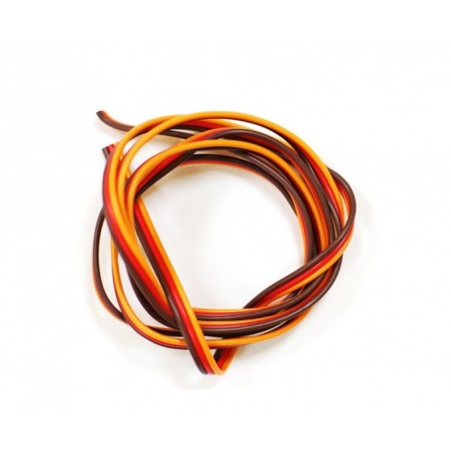 0,13 mm (26AWG) alavuotas varinis servo kabelis -