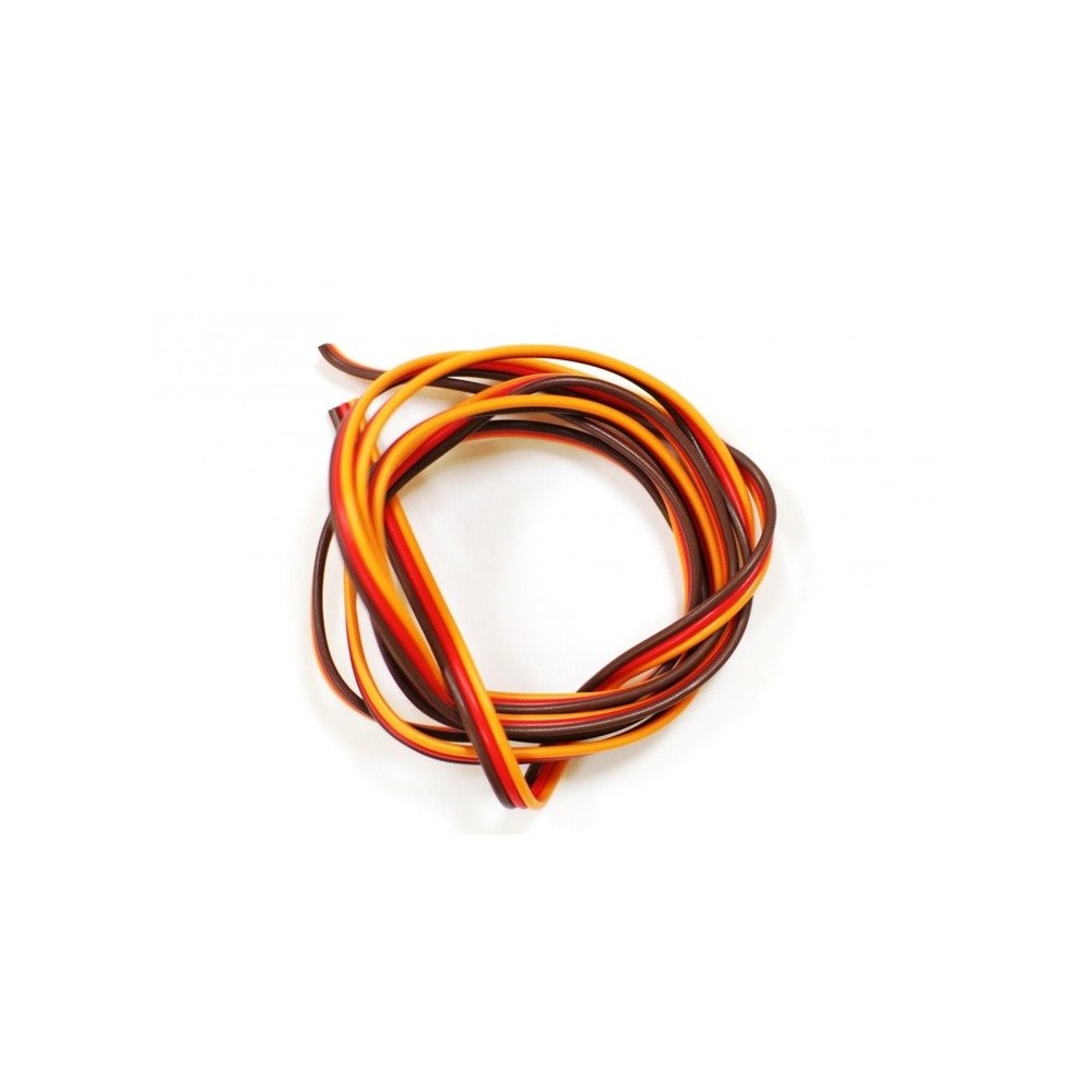 0,13 mm (26AWG) alavuotas varinis servo kabelis -
