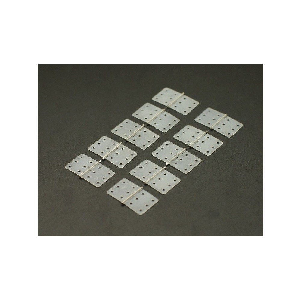 Plokštelės lankstas 16 mm/28 mm - 10 vnt - su kaiščiu -