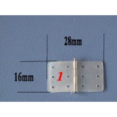 Plokštelės lankstas 16 mm/28 mm - 10 vnt - su kaiščiu -