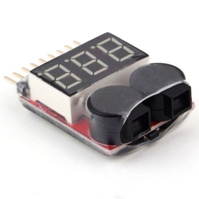 LiPo garsinis signalas - lipo signalizacija 8s - ląstelių
