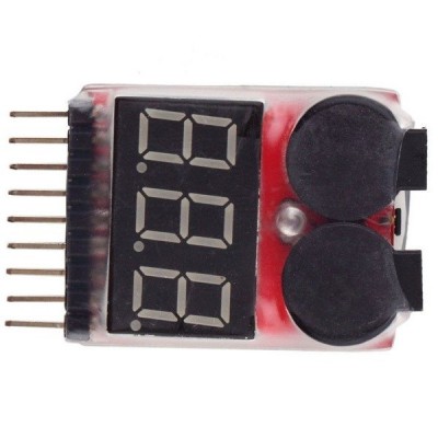 LiPo garsinis signalas - lipo signalizacija 8s - ląstelių
