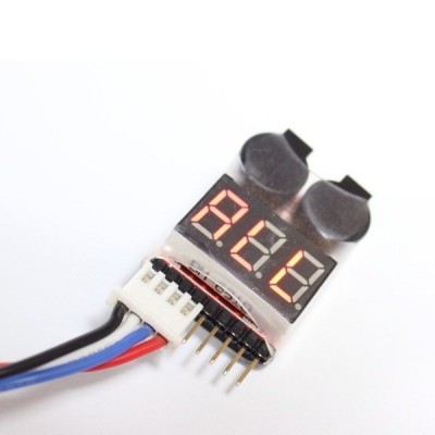 LiPo garsinis signalas - lipo signalizacija 8s - ląstelių