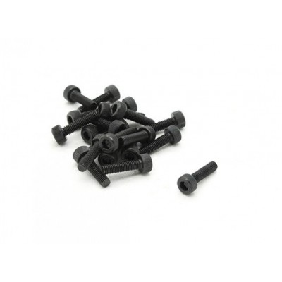 Varžtas su galvute M3x10 - 10 vnt - alleniniam raktui - rantyta