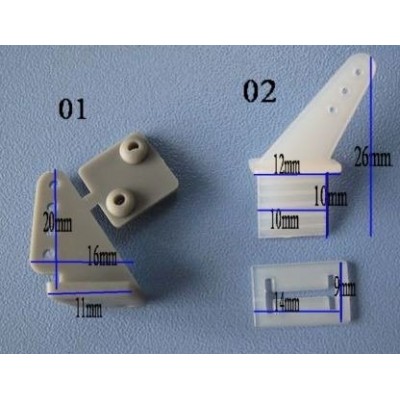 Vairo svirtis - užspaudžiamas - 26×12×10 mm - Uodega-Pagrindinis