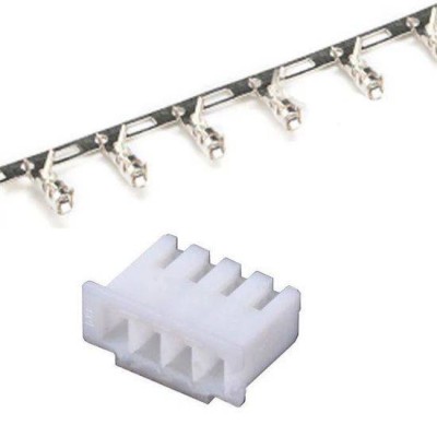 Kištukinis lizdas (korpusas) 4PIN - XH 3S - 10 vnt -